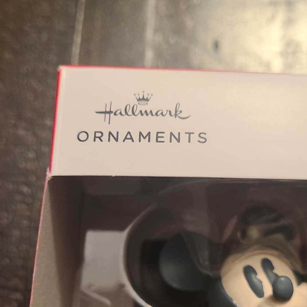 Hallmark Disney Mickey Mouse Ornament with Gold and Black - Picture 2 of 6
